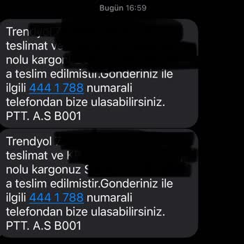 PTT Kargo Ürünleri Teslim Edildi Gösterip Teslim Etmedi