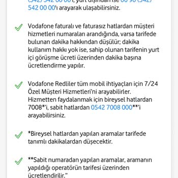 Vodafone Faturaya Haksız Fazla Tutar Yansıtma (Yurt Dışında)