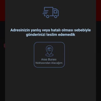 Aras Kargo Lületaşı SB Adresiniz Yanlış Diyerek Kargomu Teslim Etmedi