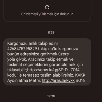 Aras Kargo Lületaşı SB Adresiniz Yanlış Diyerek Kargomu Teslim Etmedi