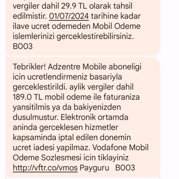 Vodafone Adzentre Üyeliği Ve Gmbt Digital Medya
