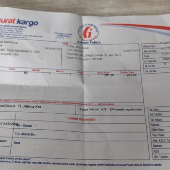 Sürat Kargo 64451511972280 Takip. Numaralı Kargomu Başka Birine Vermiş