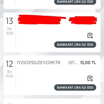 iyzico İzinsiz Paramı Çekti