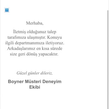 Boyner Gift Card Parasını Almasına Rağmen Çeki İletmiyor.