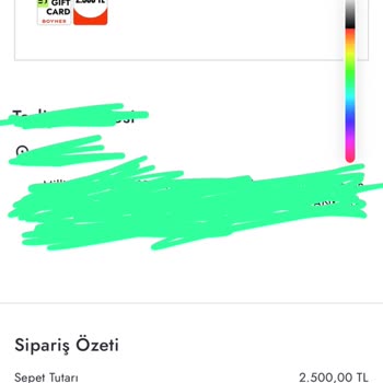 Boyner Gift Card Parasını Almasına Rağmen Çeki İletmiyor.