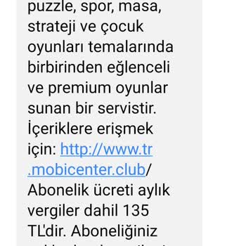 Vodafone İzin Almaksızın Mobicenter Vb. Üyelik Başlatma
