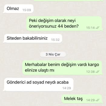 H&R Butik Değişim Yapılmadı Oyalandım