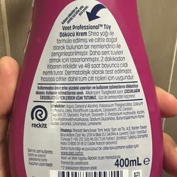 Veet Tüy Dökücü Zarar Verdi, Vücudum Sivilce İçinde