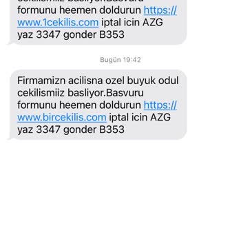 Vodafone Saçma Firmalardan Gelen Mesajlar