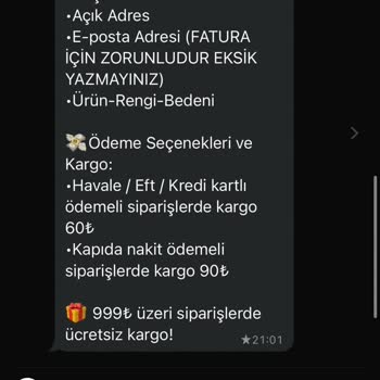 Roza Butik Hem Azarlıyor Hem De Değişim Ürününü Tarafıma Kargolamıyor!