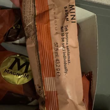 Algida Magnum Mini Bozuk Ürün Şikayeti