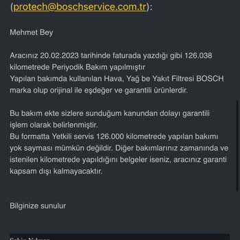 Peugeot Garanti Kapsamına Alınmama