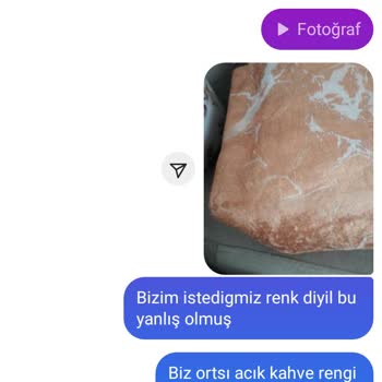 Moda Halı Örtüleri Yanlış Ürün Gönderdi Değişim Yapmıyor