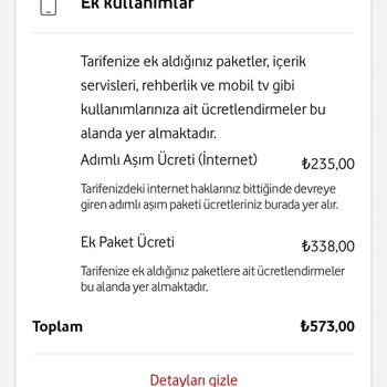 Vodafone Sınırsız Sosyal Medya Paketi Olmasına Rağmen İnternet Bitti