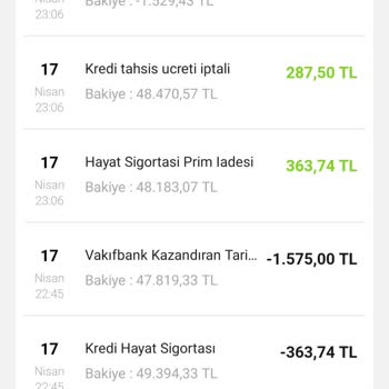 VakıfBank Kazandıran Tarife Ücret İptali