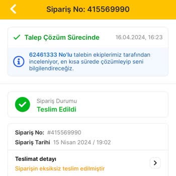Migros İadesi Bir Türlü Yapılmayan Ürün Sorunu