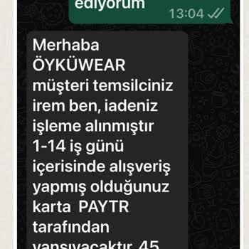 Oyku Wear Mağduru Olduk Kurumsal Firma Ne Yazık Ki