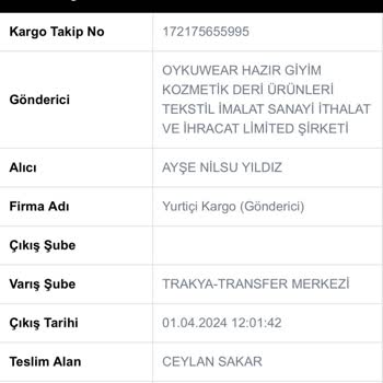 Oyku Wear Mağduru Olduk Kurumsal Firma Ne Yazık Ki