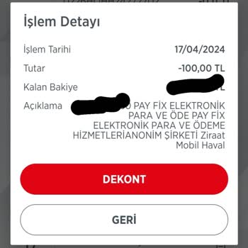 Payfix Hesabıma Yatırdığım Para Hesabıma Geçmedi