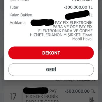 Payfix Hesabıma Yatırdığım Para Hesabıma Geçmedi