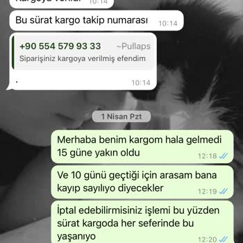 Sürat Kargo 1 Aydır Beklenen Kargo Ve İlgisiz Müşteri Hizmetleri