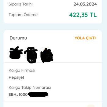 Ebebek Teslim Edilmeyen Sipariş!