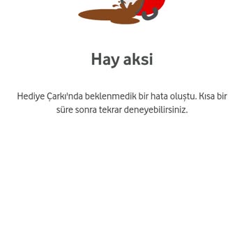 Vodafone Yanımda Çark Çevirememe Sorunu