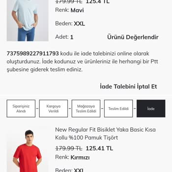 DeFacto'dan Aldığım Ürünler Hepsi Yanlış Gönderildi