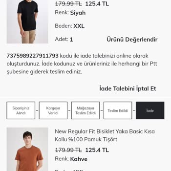 DeFacto'dan Aldığım Ürünler Hepsi Yanlış Gönderildi