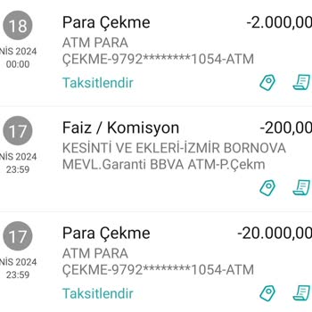 Garanti BBVA Banka Komisyonlarına Dair Müşteri Rahatsızlığı