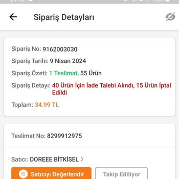 Trendyol 40 Ürün Siparişime 1 Tane Makyaj Süngeri Gönderildi