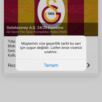 Passolig Galatasaray Kombine Yenileme