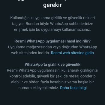 WhatsApp Hesabıma Giriş Yapamıyorum