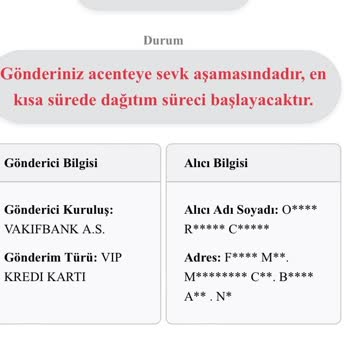 Kuryenet Kredi Kartımı Getiremiyor