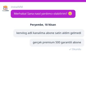 İnstaavm Abone Problemi