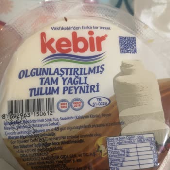 Kebir Süt ve Süt Ürünleri Çok Kötü Koku Ve Tadı Var