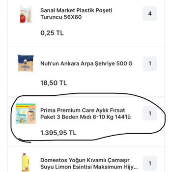 Prima Premium Care 3 Numara Ekonomik Bebek Bezi Sızdırıyor.