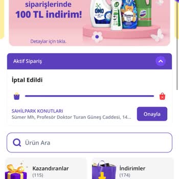 Getir Siparişi Erimiş Dondurmalar