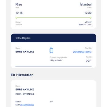 AJet (Anadolu Jet) Ödemesi Yapılan Koltuk Ortada Yok!