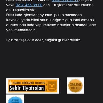 İBB Şehir Tiyatroları İptal Biletlerin Ücret İadesini Yapmıyor