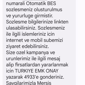 Türkiye Hayat Emeklilik Onaysız BES Kaydı Ve İptal Edilmesi