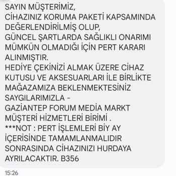 Media Markt'ın Sorumsuzluğu Ve Düşüncesizliği
