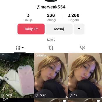TikTok Özel Videolarımı Paylaştı