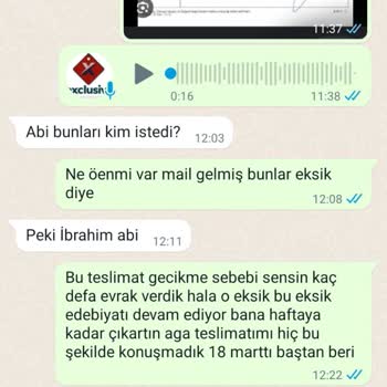 Fuzulev Teslimat Sorunu