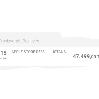 Apple Store Ürün İptali Ve Provizyon Sorunu