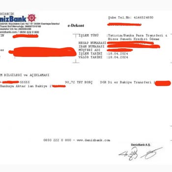 Denizbank Hesabımdan İzinsiz Para Çekiliyor