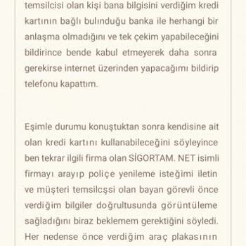 Sigortam.net Trafik Sigortası Poliçesi