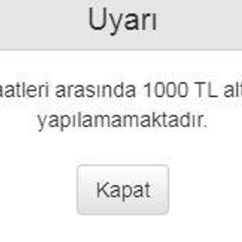 Ziraat Yatırım 1000 TL Emir Giriş