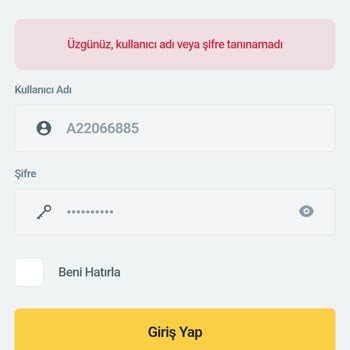 Betine Çekim Talebinde Bulundum Siteye Girişim Engellendi