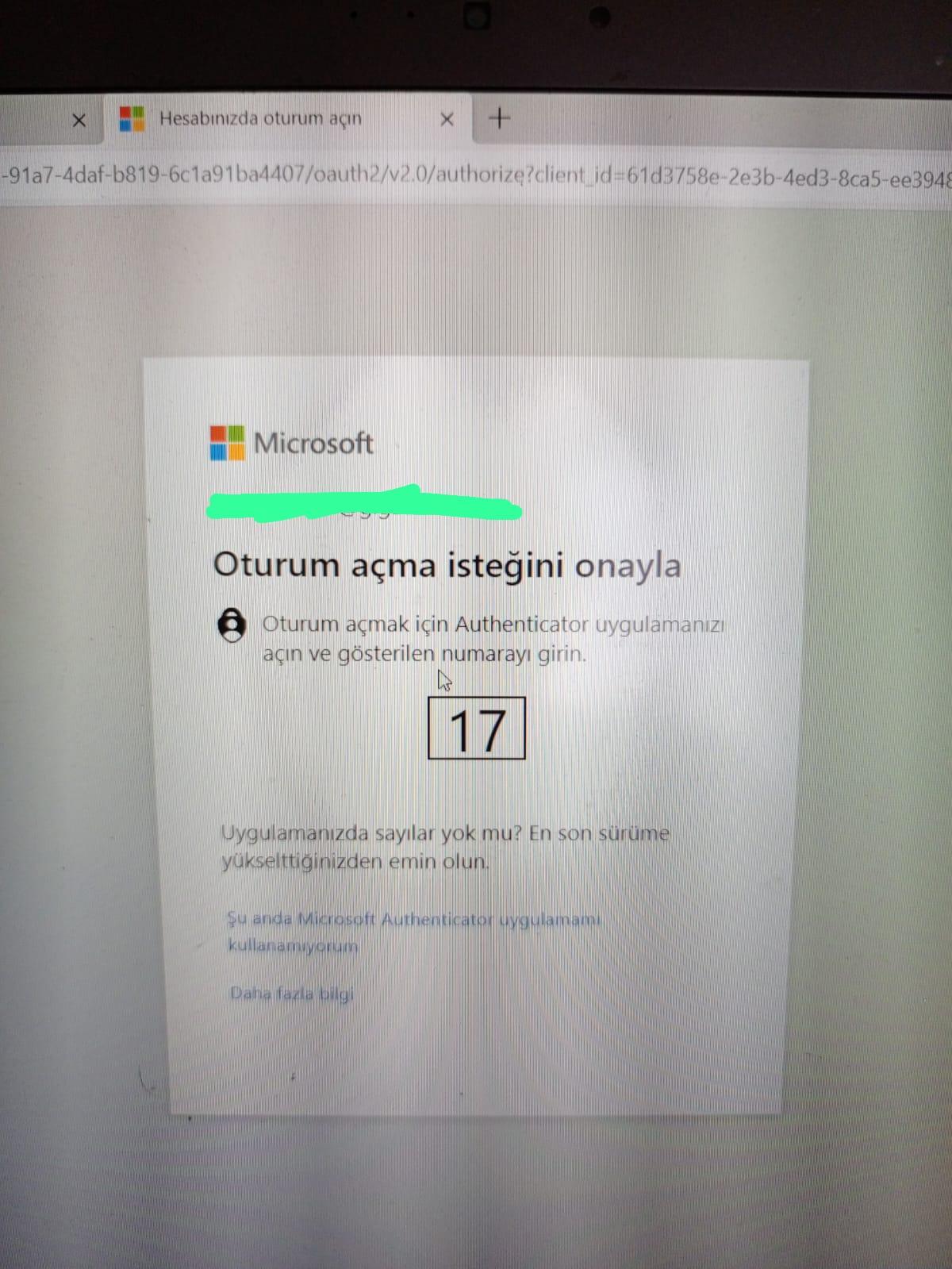 １ページ　他者購入禁止 Microsoft Authenticator Giriş Yaparken Kod Alamıyorum - Şikayetvar